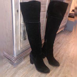 Franco Sarto Suede Over-the-Knee Boots